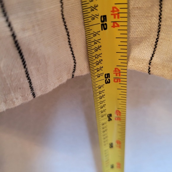 Marissa Webb Womens Striped Tiered Maxi Shirtdress Pockets Size 8 White Preppy - Picture 9 of 10